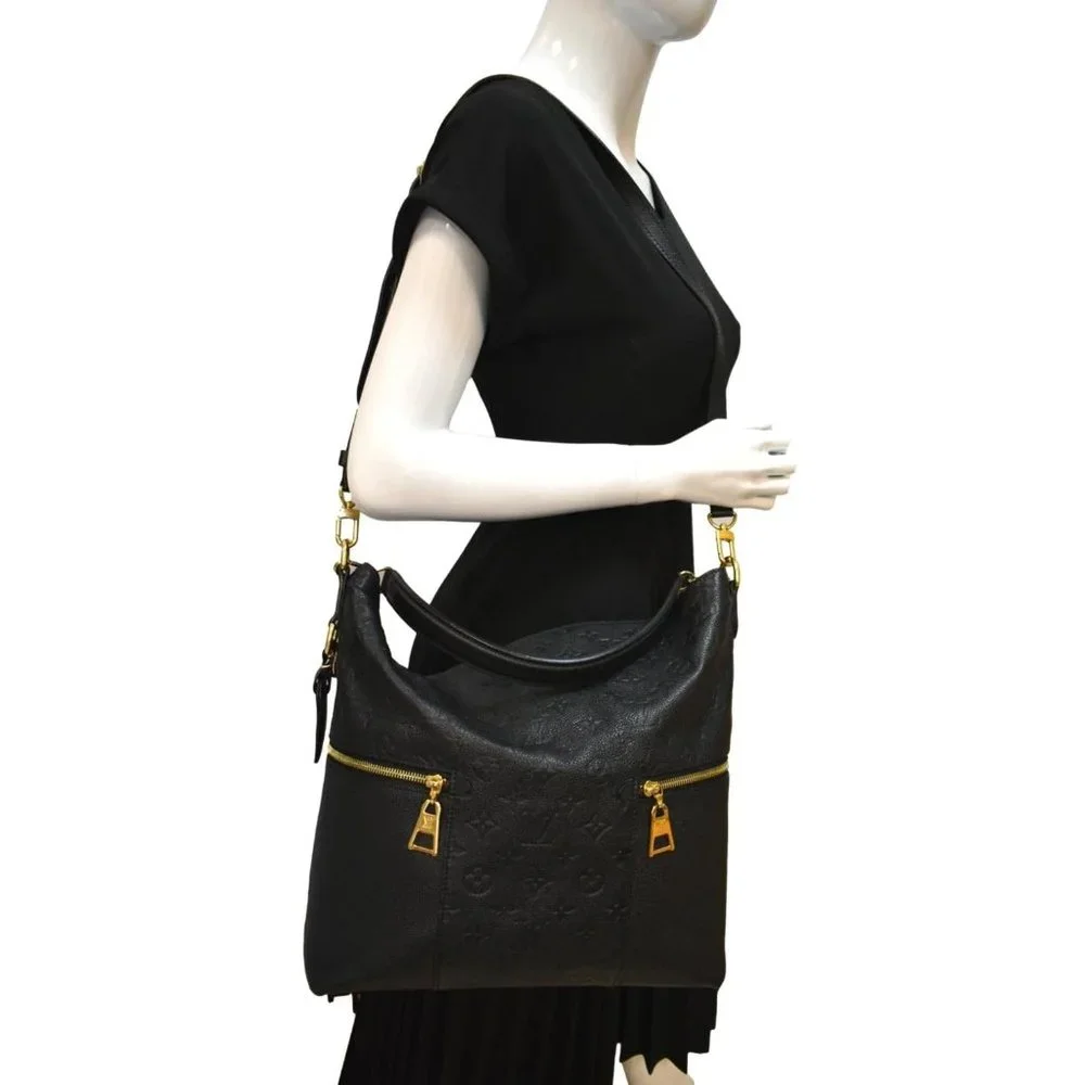 LOUIS VUITTON  Melie Empreinte Leather Hobo Shoulder Bag Black - Picture 2 of 12